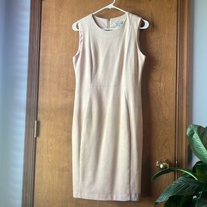 Blush color Suede Calvin Klein dress